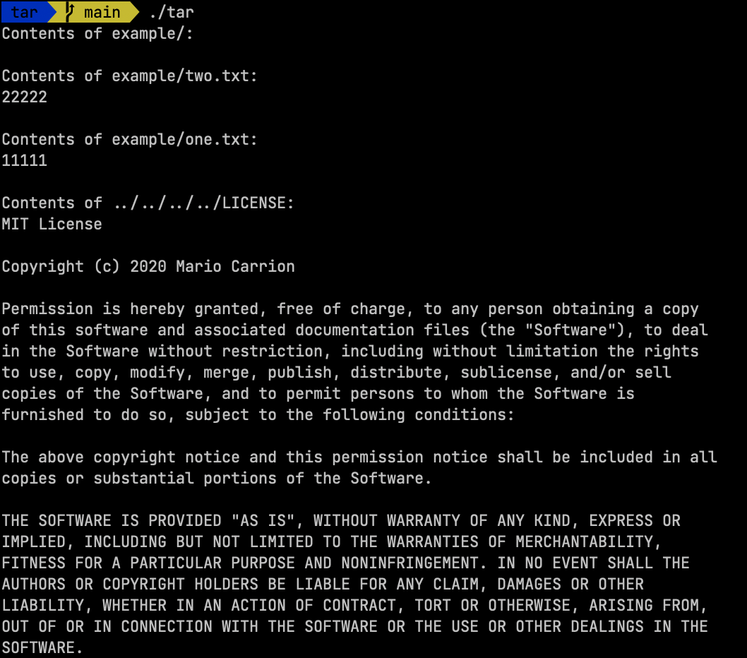 Go 1.20 archive/tar rendering malicious file