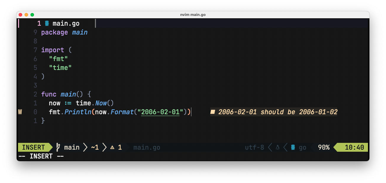 Go 1.20 go vet time warning