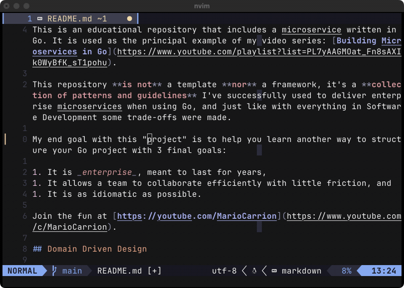 neovim: lewis6991/gitsigns.nvim